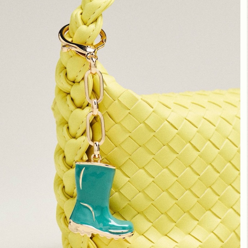 NWT Anthropology Teal Boot Bag Charm - Picture 3 of 7